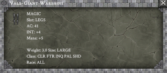 VALE-GIANT WARSHINS item card